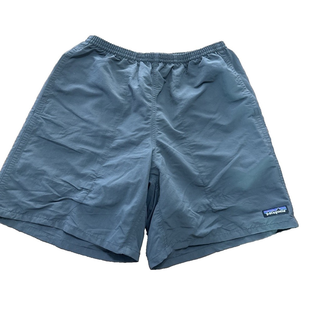 Patagonia Shorts Mens Large Outdoor Workout Activewear Drawstring Gray